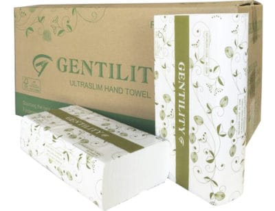 A&C Gentility Ultraslim Paper Hand Towel 1 Ply x 2,400 Sheets