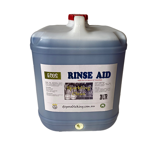 ECOS Rinse Aid 20L Drying Agent Dishwashing Machine Disposable King