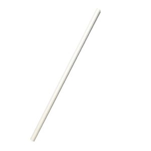 All White Long/Bottle (230mm) Paper Straw Regular Ctn/2,500 ...