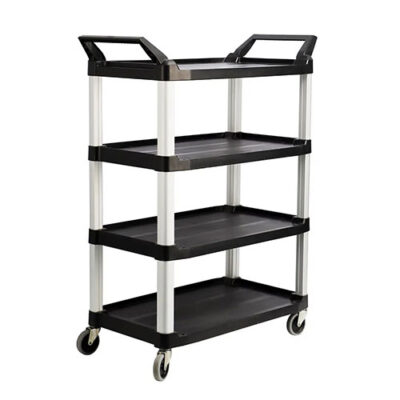 tall-TRUST-4-Tier-Utility-Cart-4026BK-1