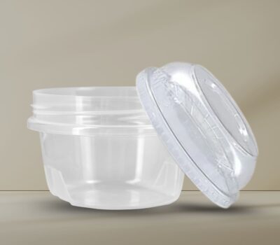 RPET green deli-containers, bowls & lids