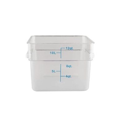 PC Square Storage Container 11.4lt Clear