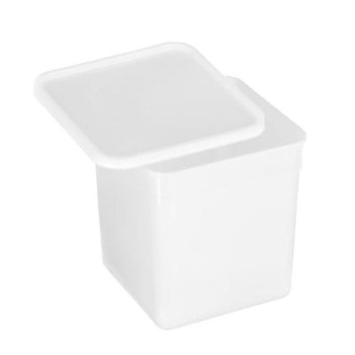 Square Food Storage Container 4.5L W/Lid Natural
